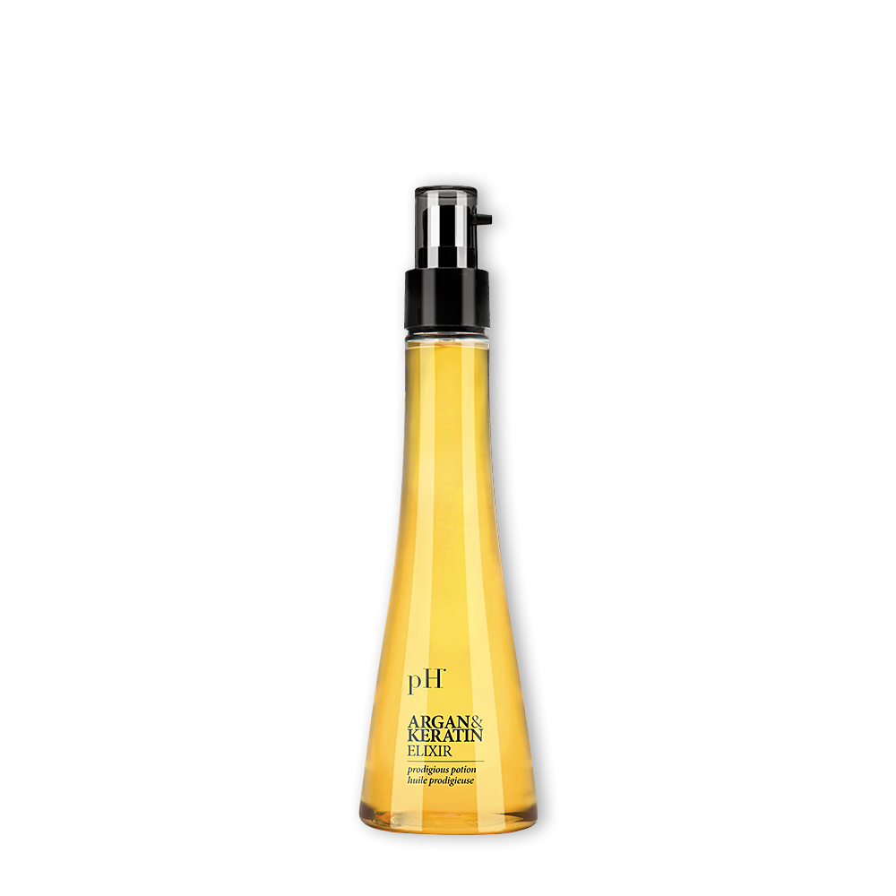 Argan keratin elixir serum til farvebehandlet tørt og skadet hår